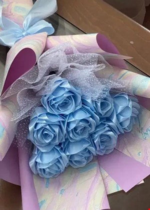 دسته گل روبانی فول شاین مناسب خاستگاری وجشن 